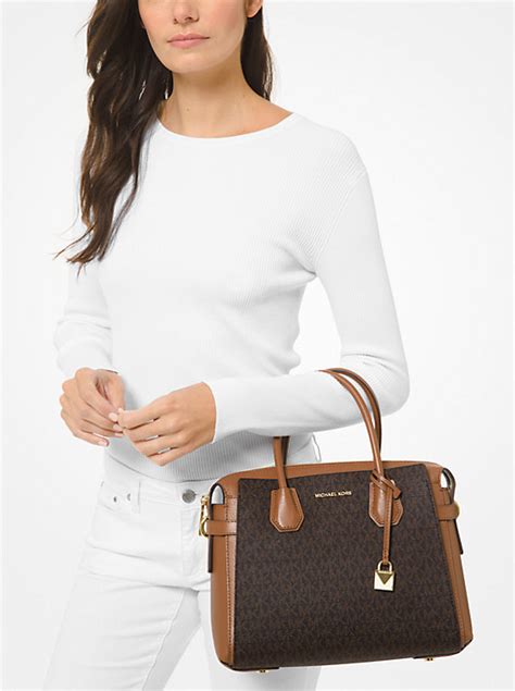 borsa michael kors mercer media|Mercer Medium Belted Satchel .